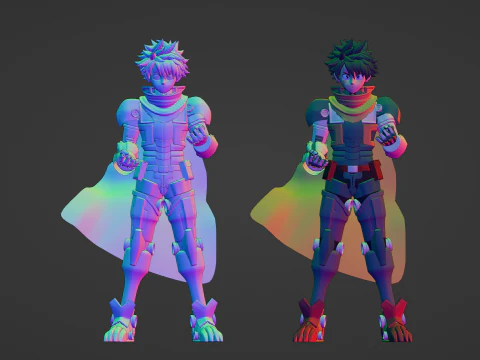 Armored Deku - My Hero Academia 3D Model