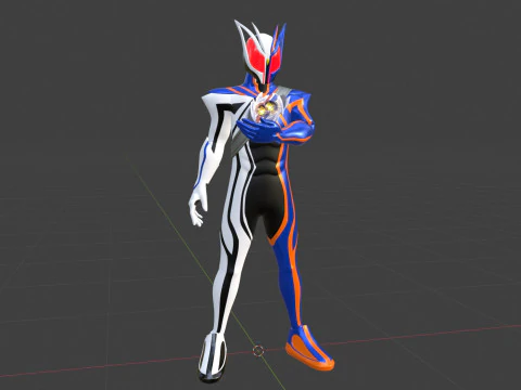 Kamen Rider Nox - Kamen Rider Zeztz 3D Model