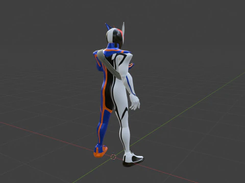Kamen Rider Nox - Kamen Rider Zeztz 3D Model