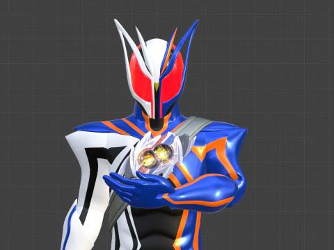 Kamen Rider Nox - Kamen Rider Zeztz 3D Model
