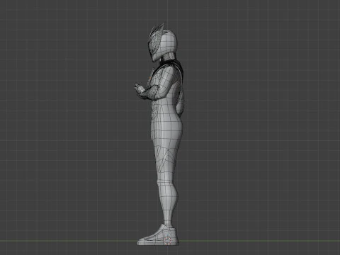 Kamen Rider Nox - Kamen Rider Zeztz 3D Model