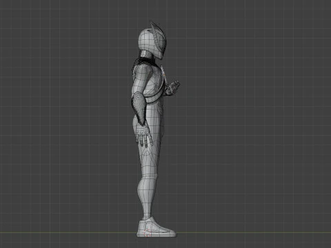 Kamen Rider Nox - Kamen Rider Zeztz 3D Model