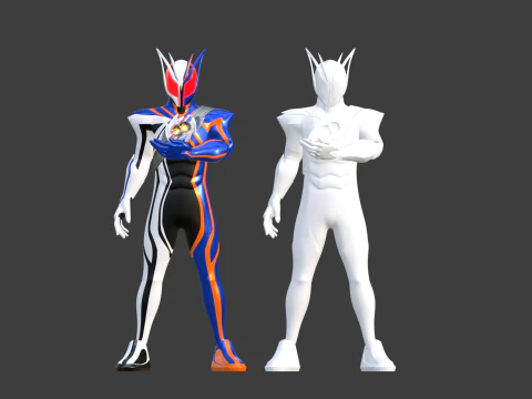Kamen Rider Nox - Kamen Rider Zeztz 3D Model