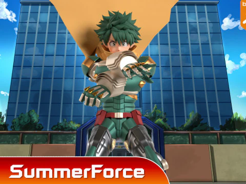 Adult Izuku Midoriya - My Hero Academia 3D Model