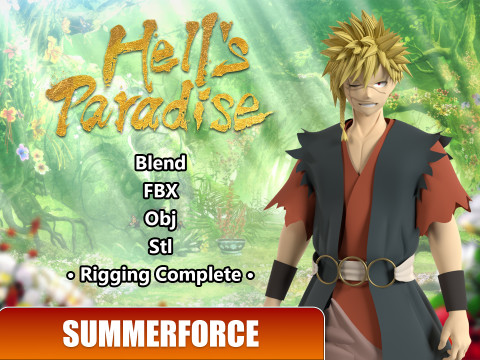 Aza Chobei - Il paradiso degli inferi Modello 3D