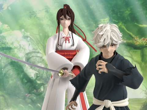 Aza Chobei - Hells Paradise 3D Model