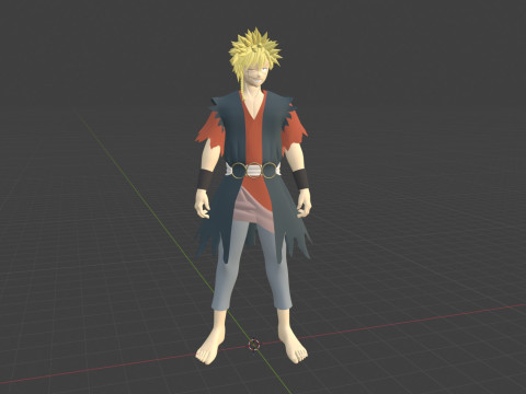 Aza Chobei - Hells Paradise 3D Model