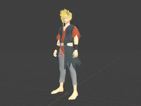 Aza Chobei - Hells Paradise 3D Model