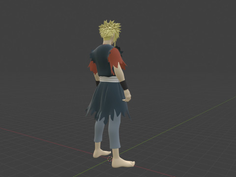 Aza Chobei - Hells Paradise 3D Model