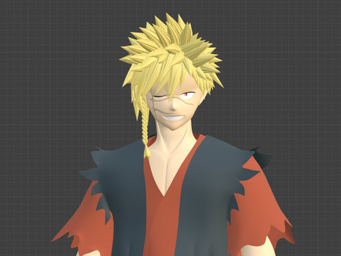 Aza Chobei - Hells Paradise 3D Model