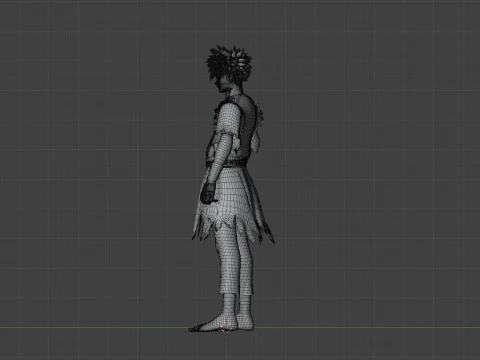 Aza Chobei - Hells Paradise 3D Model