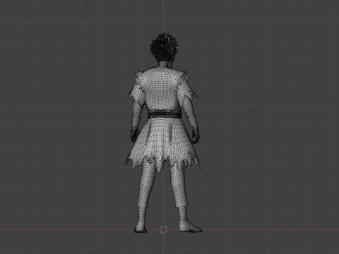 Aza Chobei - Hells Paradise 3D Model