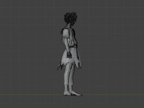 Aza Chobei - Hells Paradise 3D Model