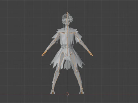 Aza Chobei - Hells Paradise 3D Model