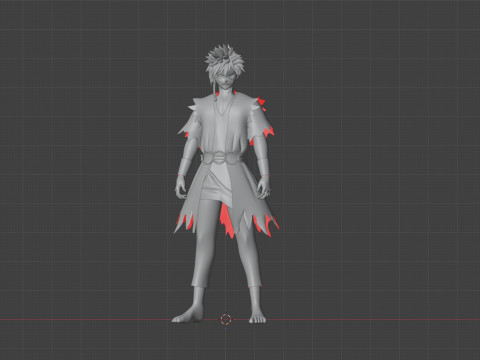 Aza Chobei - Hells Paradise 3D Model