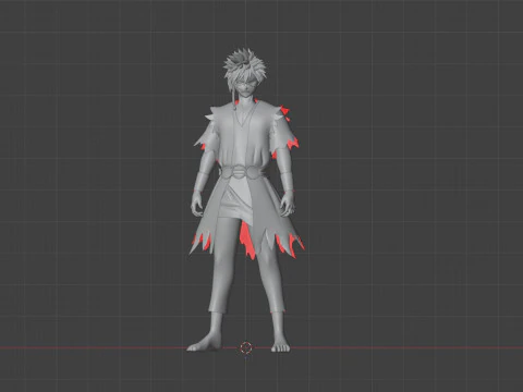 Aza Chobei - Hells Paradise 3D Model