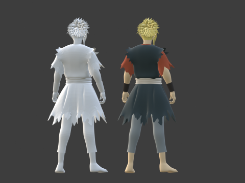 Aza Chobei - Hells Paradise 3D Model