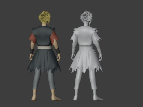 Aza Chobei - Hells Paradise 3D Model