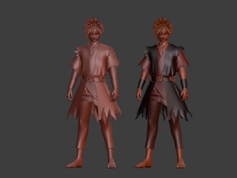 Aza Chobei - Hells Paradise 3D Model
