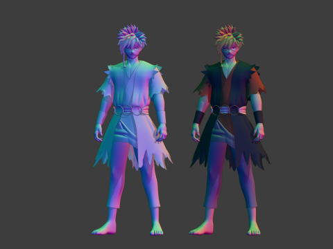 Aza Chobei - Hells Paradise 3D Model