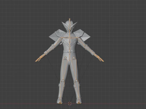 Origa Red - Original Sentai Origaranger 3D Model