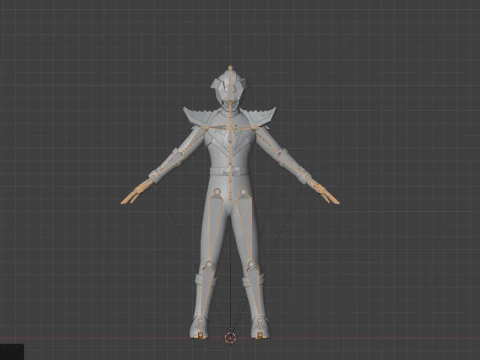 Origa Blue - Original Sentai Origaranger 3D Model