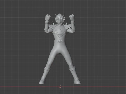 Origa Black - Original Sentai Origaranger 3D Model