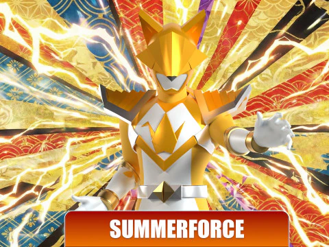 Origa Yellow - Original Sentai Origaranger 3D Model