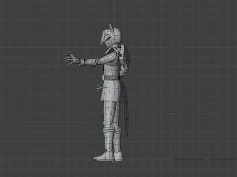 Origa Yellow - Original Sentai Origaranger 3D Model