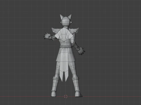 Origa Yellow - Original Sentai Origaranger 3D Model