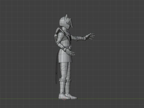 Origa Yellow - Original Sentai Origaranger 3D Model
