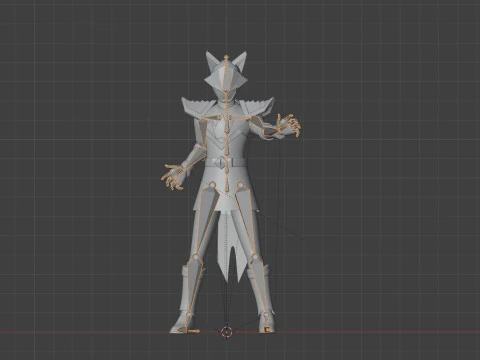 Origa Yellow - Original Sentai Origaranger 3D Model