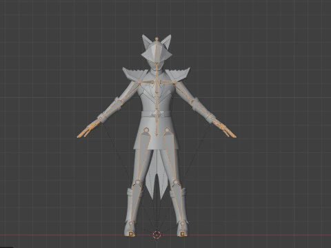 Origa Yellow - Original Sentai Origaranger 3D Model
