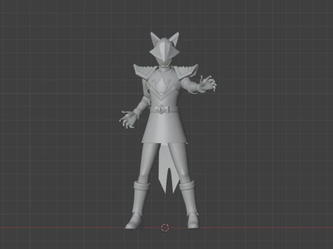 Origa Yellow - Original Sentai Origaranger 3D Model