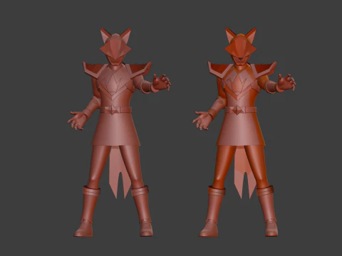 Origa Yellow - Original Sentai Origaranger 3D Model