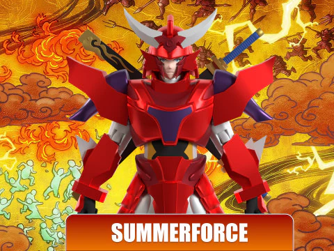 Gai - Yoroi Shinden Samurai Troopers 3D Model