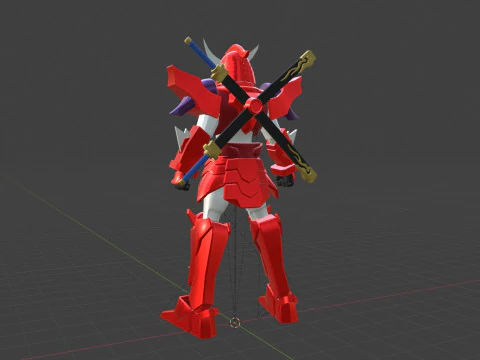 Gai - Yoroi Shinden Samurai Troopers 3D Model