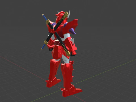 Gai - Yoroi Shinden Samurai Troopers 3D Model