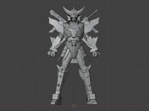 Gai - Yoroi Shinden Samurai Troopers 3D Model