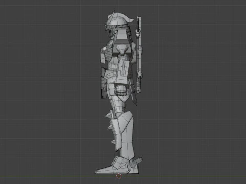 Gai - Yoroi Shinden Samurai Troopers 3D Model