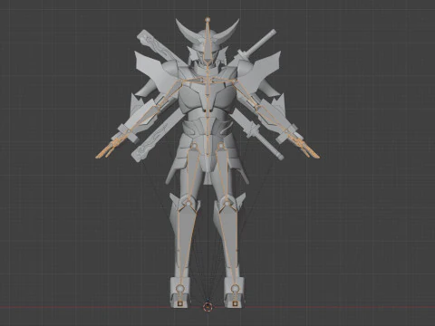 Gai - Yoroi Shinden Samurai Troopers 3D Model