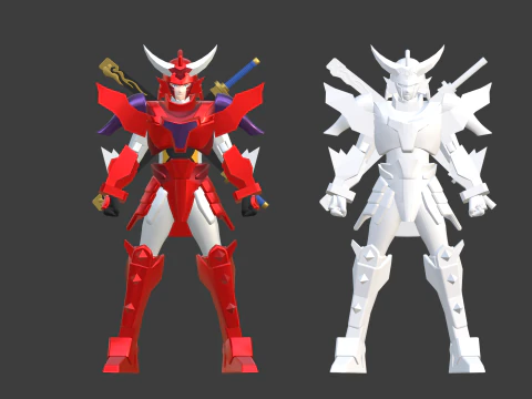 Gai - Yoroi Shinden Samurai Troopers 3D Model