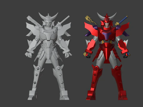 Gai - Yoroi Shinden Samurai Troopers 3D Model