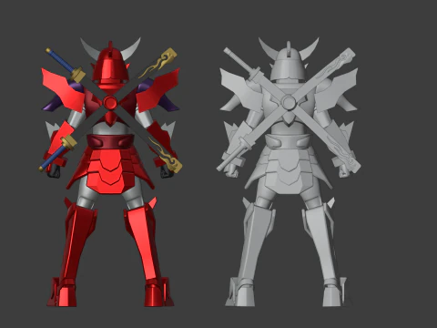 Gai - Yoroi Shinden Samurai Troopers 3D Model