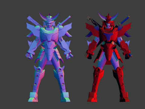 Gai - Yoroi Shinden Samurai Troopers 3D Model