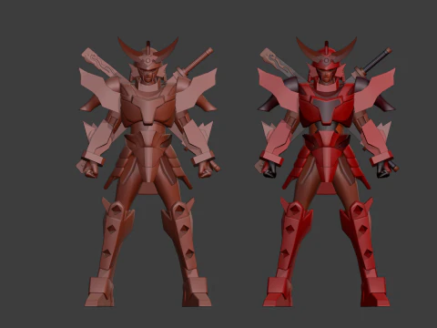 Gai - Yoroi Shinden Samurai Troopers 3D Model