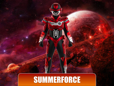 Super Space Sheriff Gavan Infinity - Project RED 3D Model