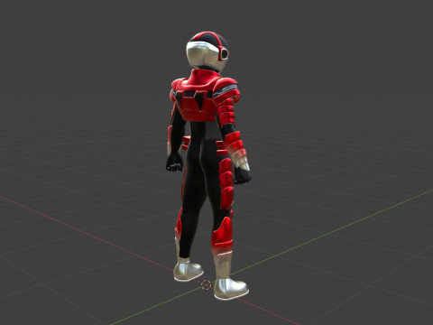 Super Space Sheriff Gavan Infinity - Project RED 3D Model