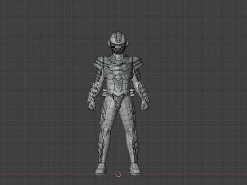 Super Space Sheriff Gavan Infinity - Project RED 3D Model