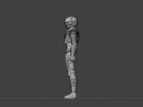 Super Space Sheriff Gavan Infinity - Project RED 3D Model